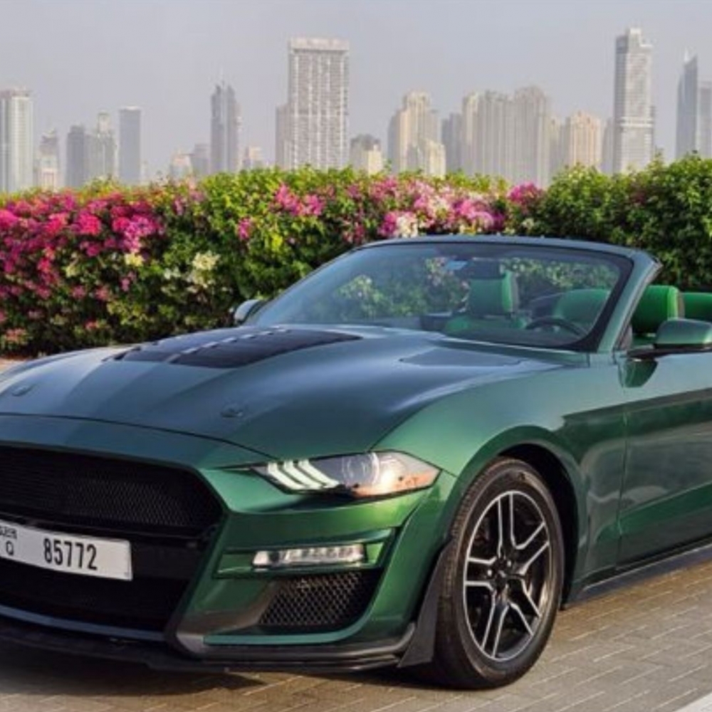 Green Ford Mustang Shelby GT500 Kit Coupe V4 2022