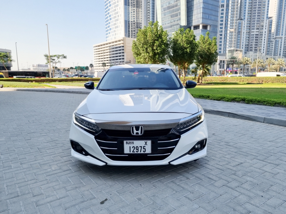 White Honda Accord 2022