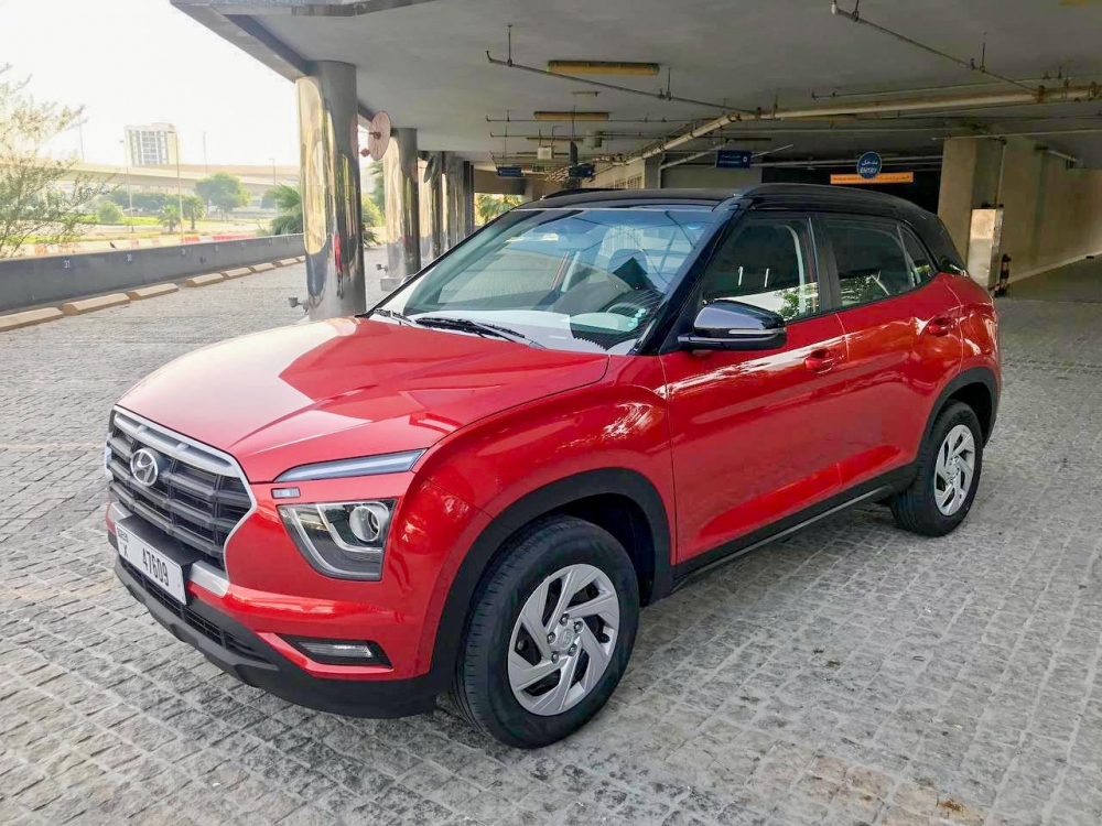 rood Hyundai Creta 5-zits 2022