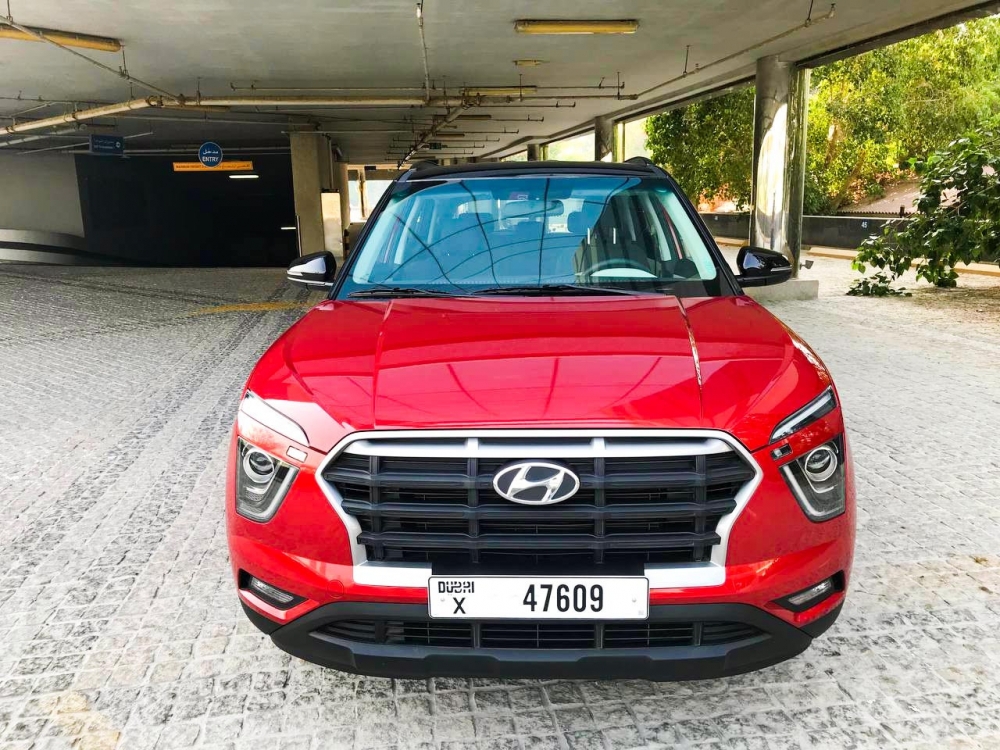 rood Hyundai Creta 5-zits 2022