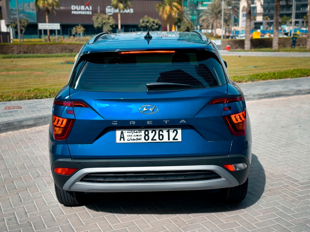 Blauw Hyundai Creta 5-zits 2024