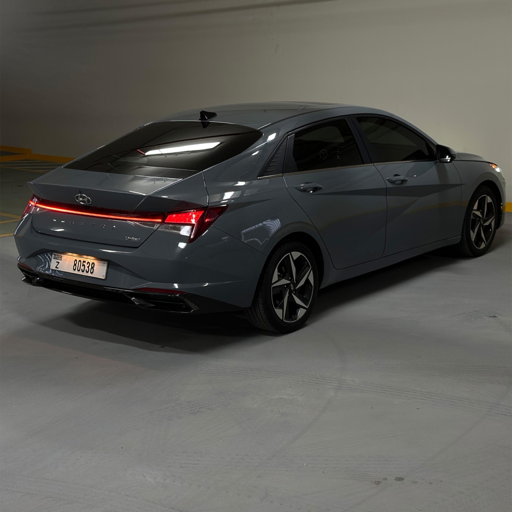 Gray Hyundai Elantra 2023
