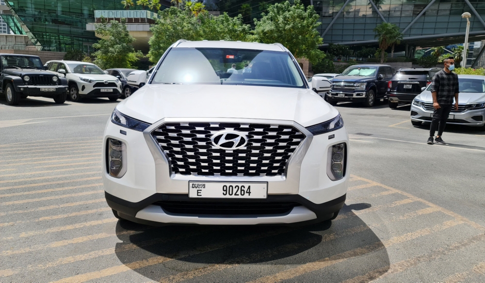 White Hyundai Palisade 2022