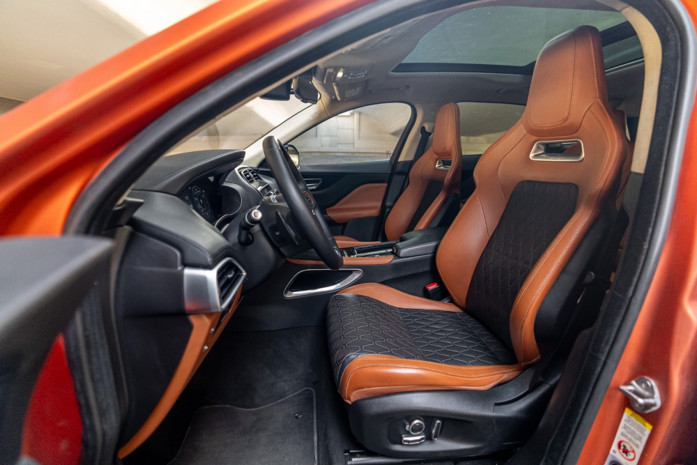 Orange Jaguar F Pace 2021