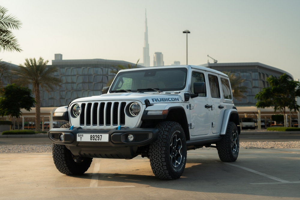 argent Jeep Wrangler Unlimited Rubicon 4xe 2022