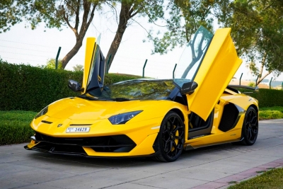 Lamborghini Aventador Roadster Price in Dubai - Sports Car Hire Dubai - Lamborghini Rentals