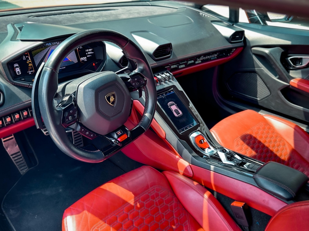 Oranje Lamborghini Huracan Evo Coupé 2020