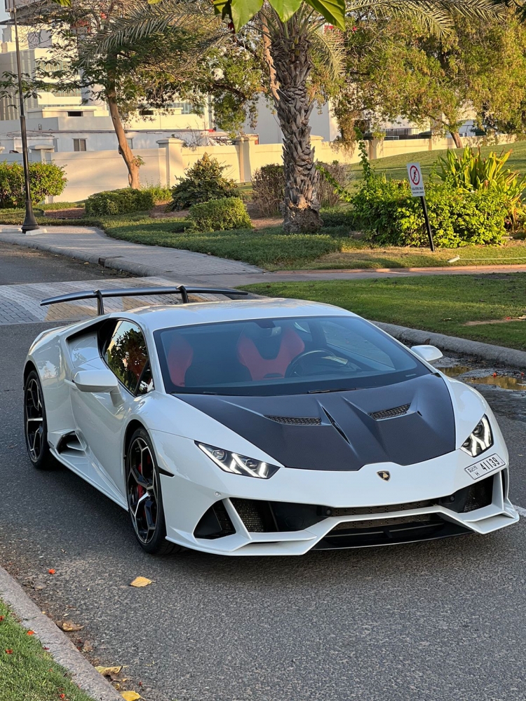 blanc Lamborghini Huracán Evo Coupé 2021