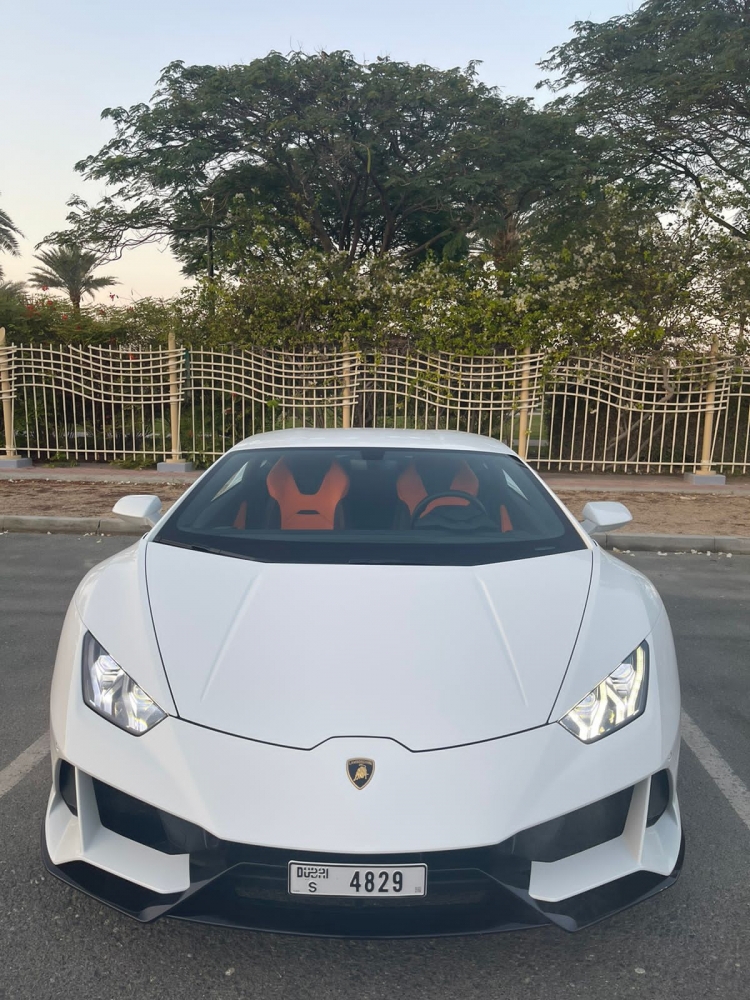 blanc Lamborghini Huracán Evo Coupé 2021