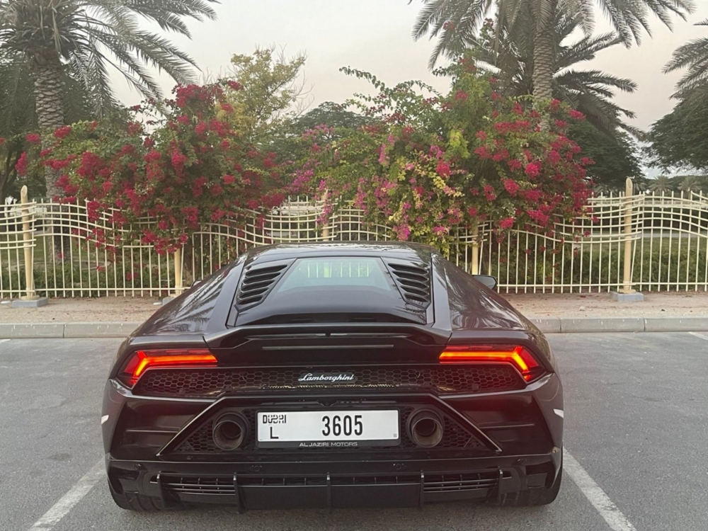 Black Lamborghini Huracan Evo Coupe 2021