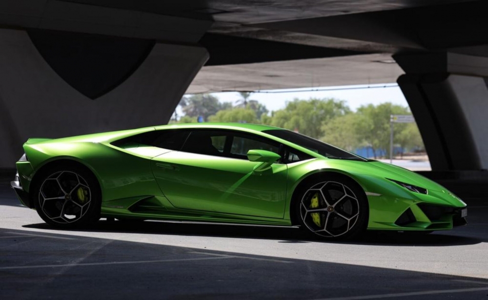 Verde Lamborghini Huracán Evo Coupé 2022