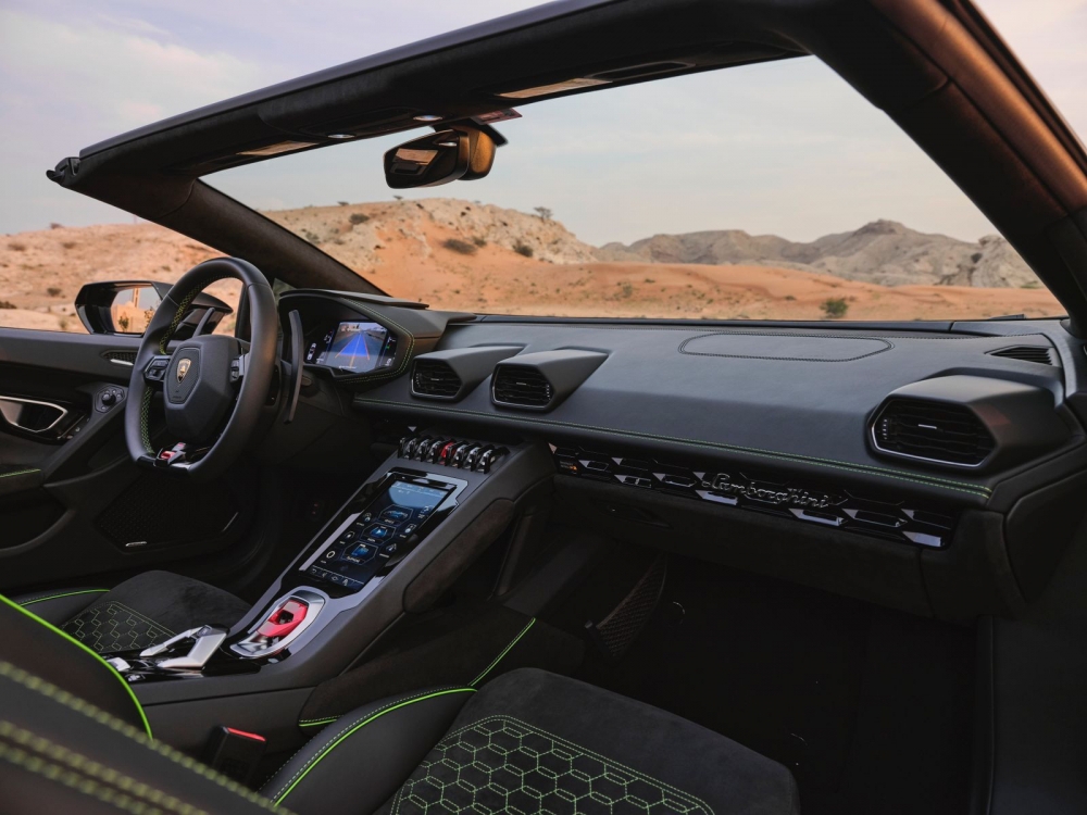 Nero Lamborghini Huracán Evo Spyder 2023