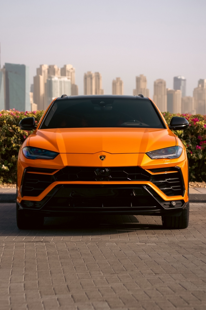 Orange Lamborghini Urus-Perlenkapsel 2022