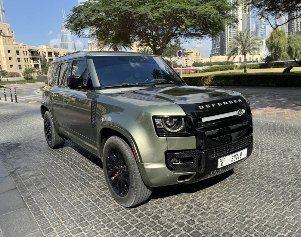 Rent Land Rover Defender V6 2021 in Dubai