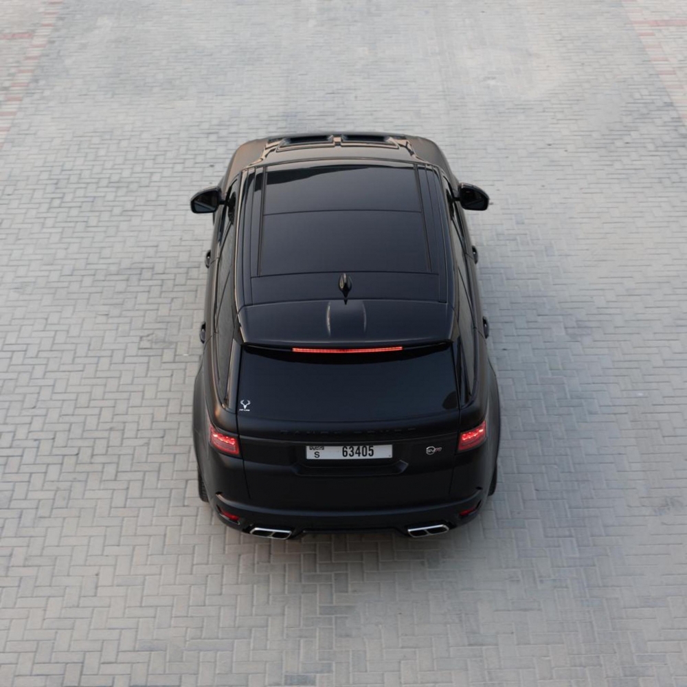 Матовый черный Land Rover Рендж Ровер Спорт СВР 2020 год