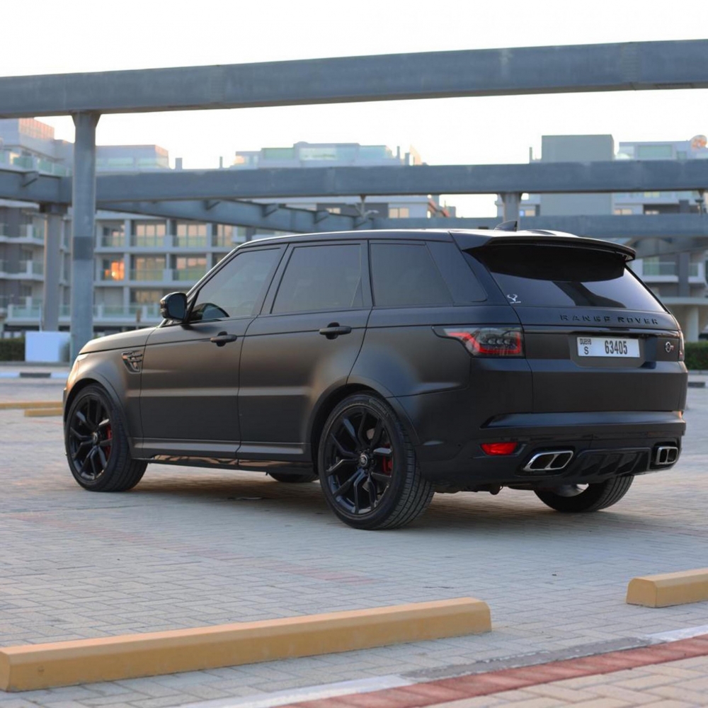 Mat zwart Landrover Range Rover Sport SVR 2020