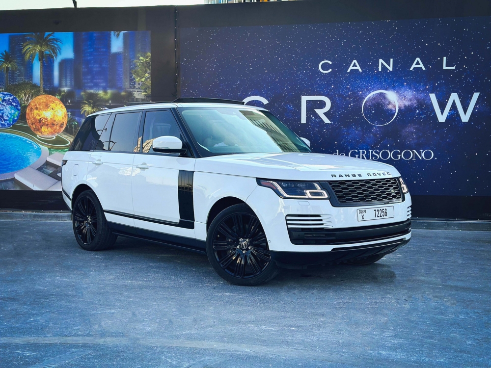 Белый Land Rover Range Rover Vogue Autobiography V8 2021 год
