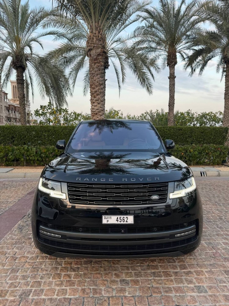 zwart Landrover Range Rover HSE V8 2022