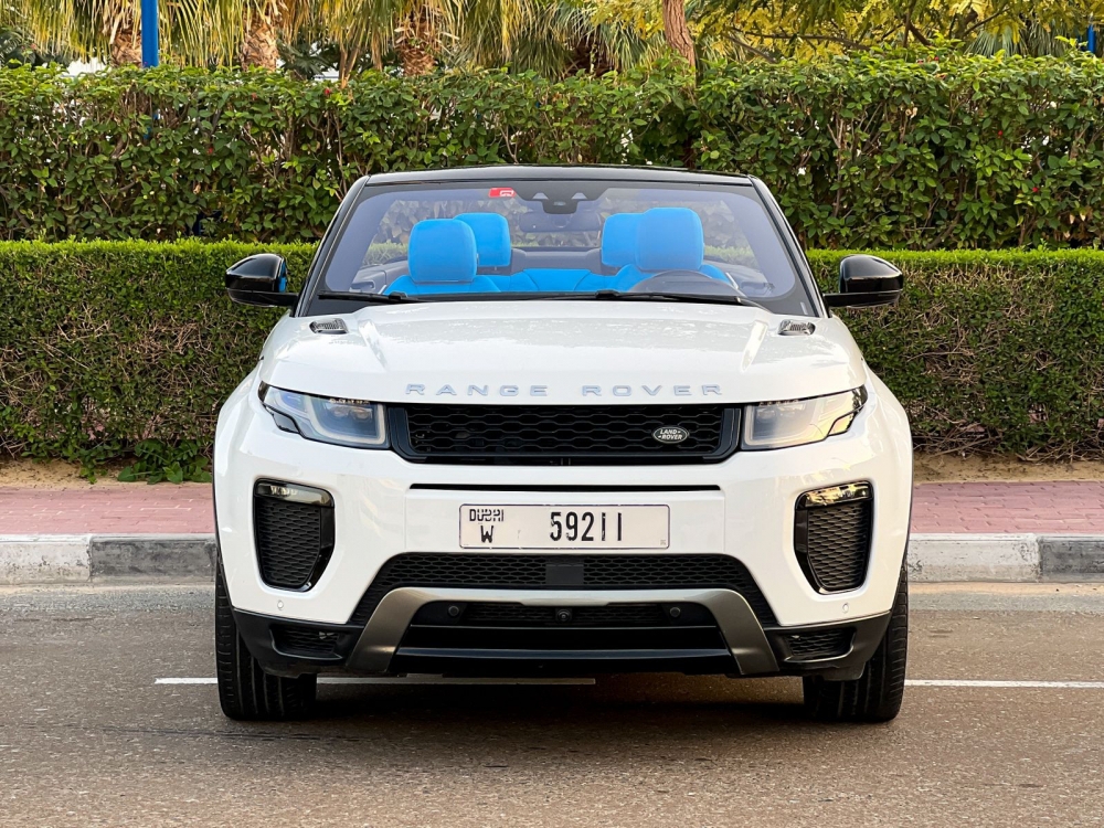 Weiß Landrover Range Rover Evoque Cabrio 2019