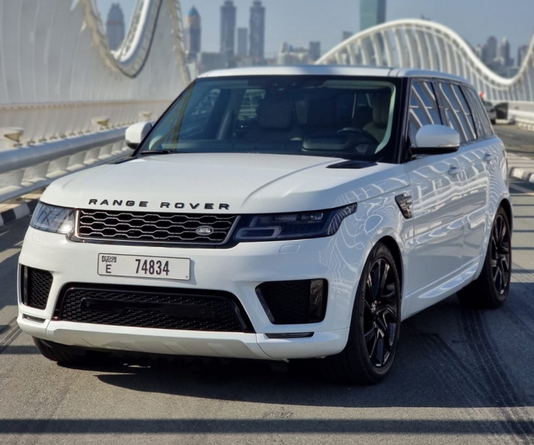 Beyaz Land Rover Range Rover Sport Otobiyografi V8 2020