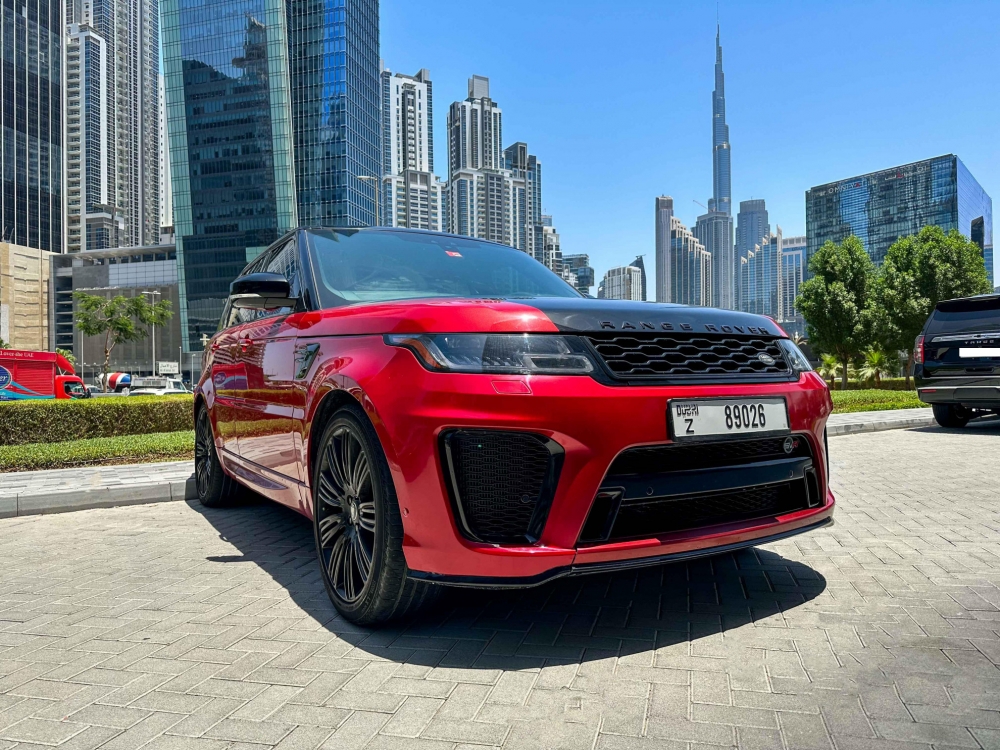 Red Land Rover Range Rover Sport Autobiography V8 2020