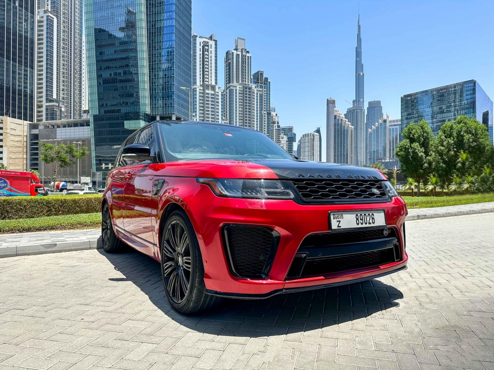 Red Land Rover Range Rover Sport Autobiography V8 2020
