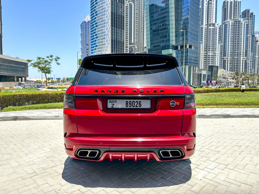 Kırmızı Land Rover Range Rover Sport Otobiyografi V8 2020