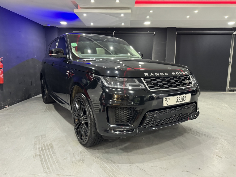 Siyah Land Rover Range Rover Sport Otobiyografi V8 2020