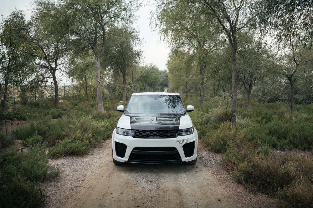 Weiß Landrover Range Rover Sport 2021