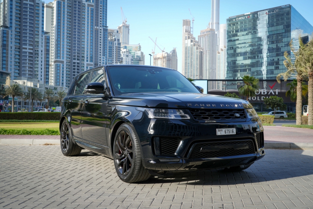 zwart Landrover Range Rover Sport 2021