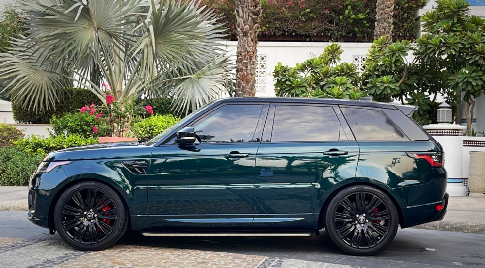 Yeşil Land Rover Range Rover Sport 2021