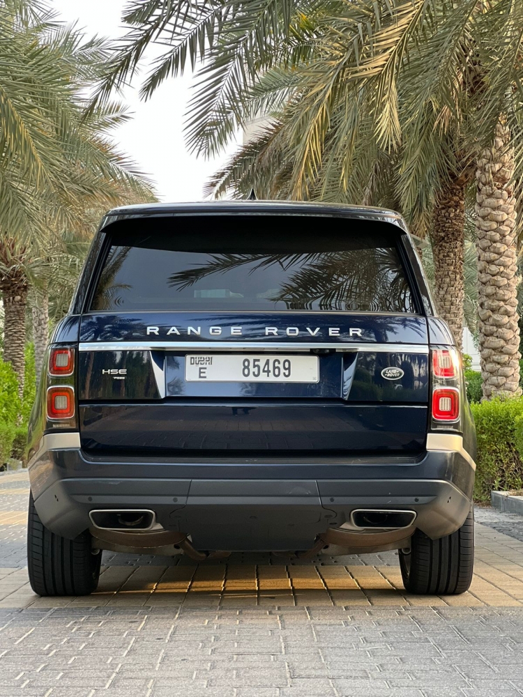 zwart Landrover Range Rover Vogue 2021