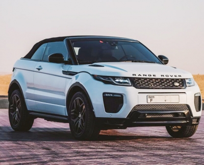 Land Rover Range Rover Evoque Convertible Price in Dubai - Convertible Hire Dubai - Land Rover Rentals