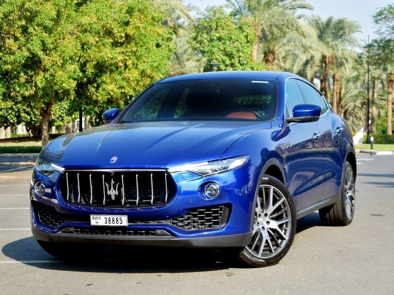 Blue Maserati Levante S 2019