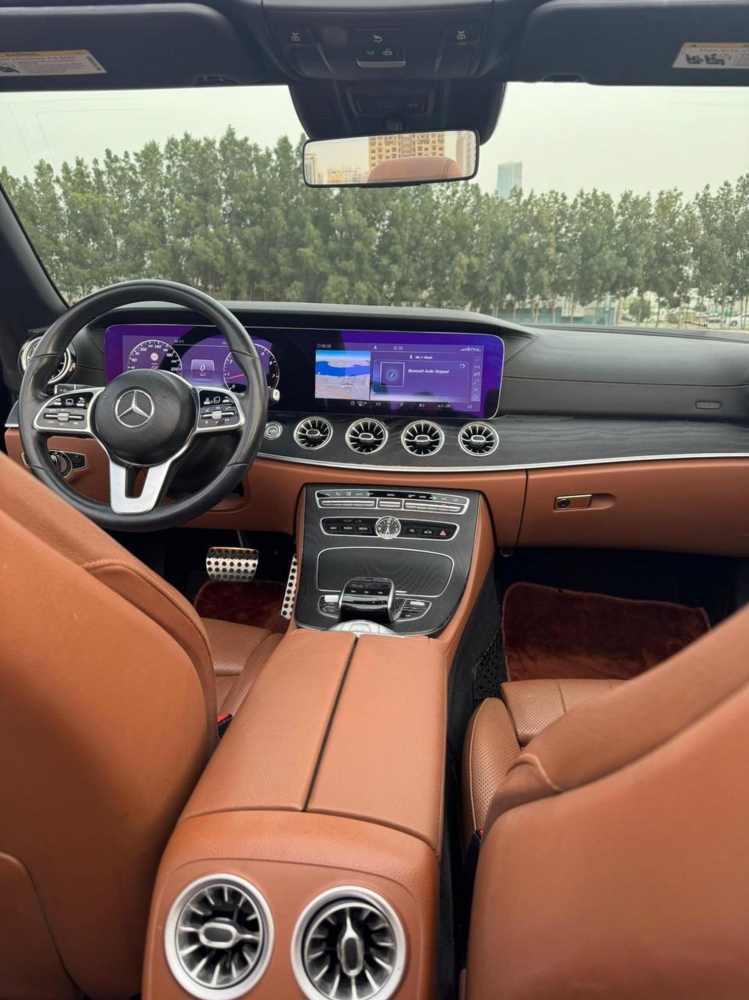 kestane rengi Mercedes Benz E450 Dönüştürülebilir 2019