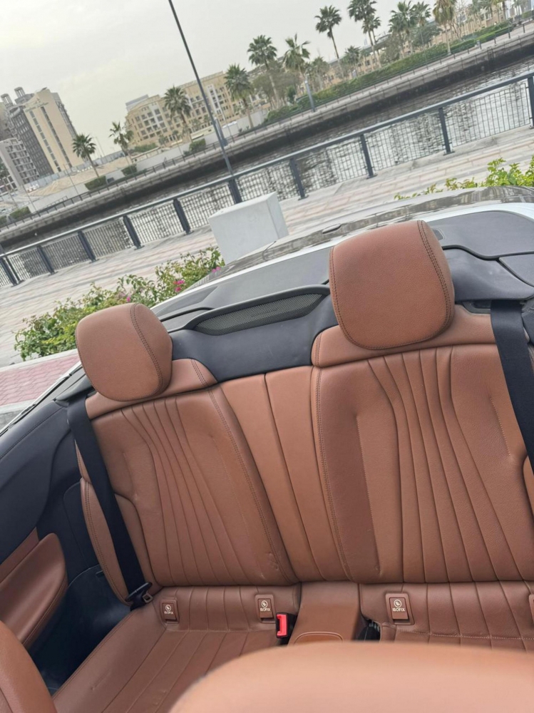 Granate Mercedes Benz E450 convertible 2019