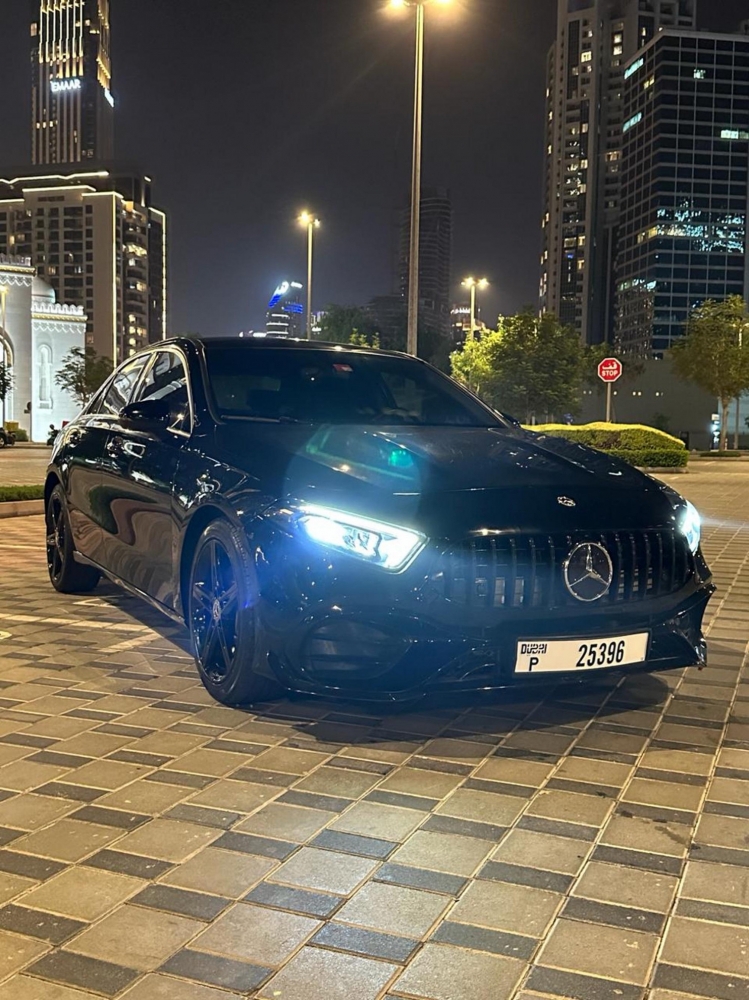 Black Mercedes Benz A220 2020