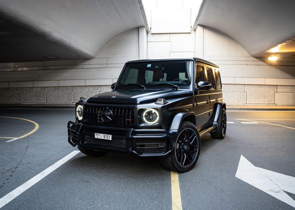 Matte Black Mercedes Benz AMG G63 Double Night Package 2019