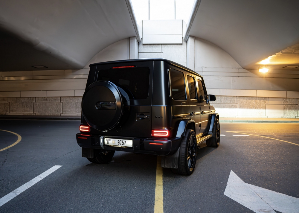 Matte Black Mercedes Benz AMG G63 Double Night Package 2019