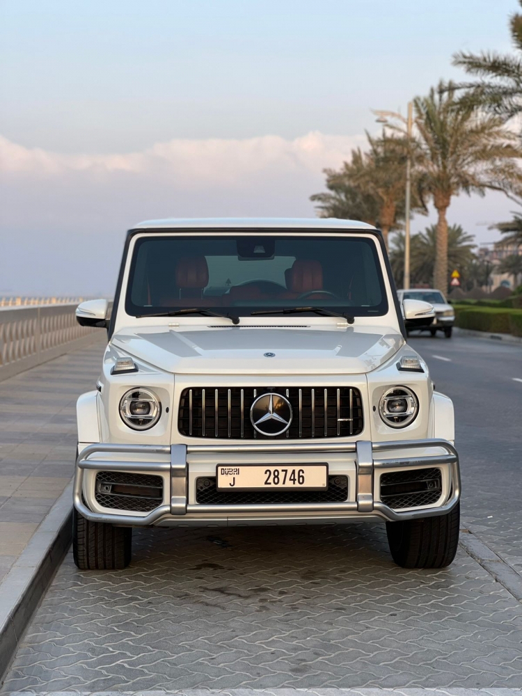 Off White Mercedes Benz AMG G63 2021