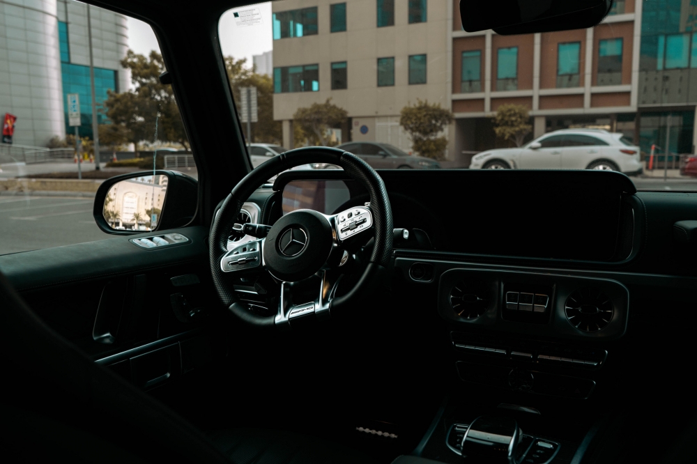 zwart Mercedes-Benz AMG G63 2021