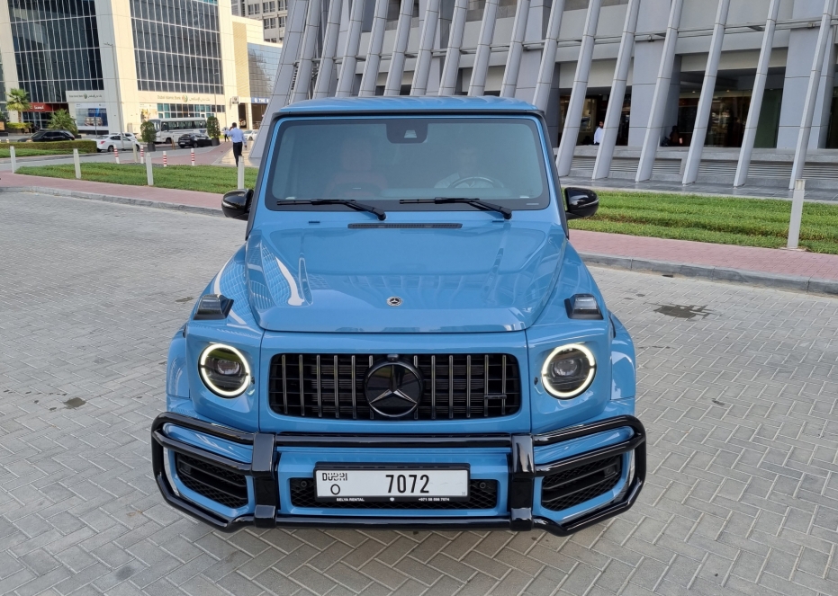Mat blauw Mercedes-Benz AMG G63 2022