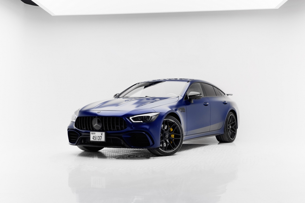 蓝色 奔驰 AMG GT 63S 2019