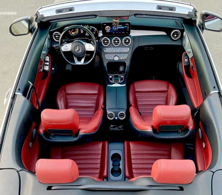 Metaalgrijs Mercedes-Benz C300 Cabrio 2020