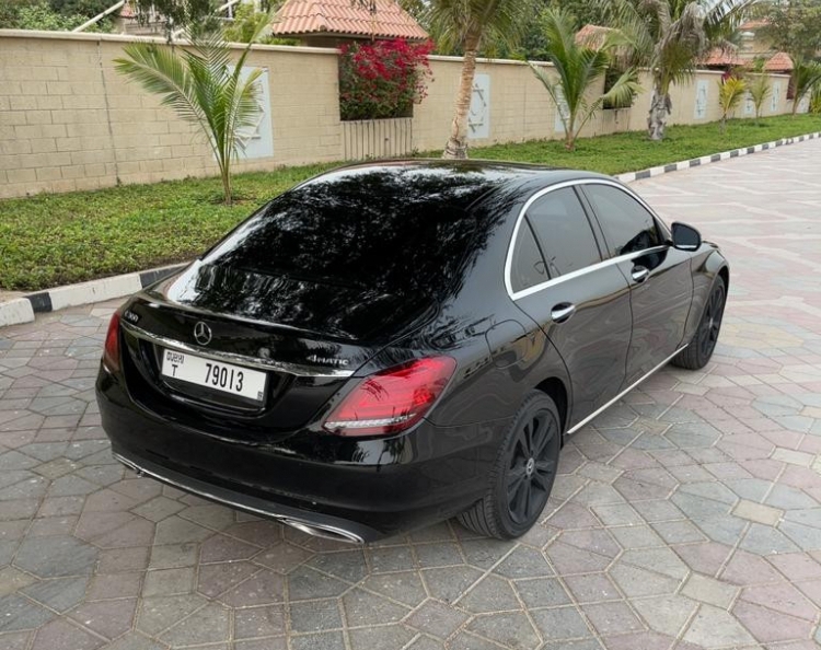 Black Mercedes Benz C300 2020
