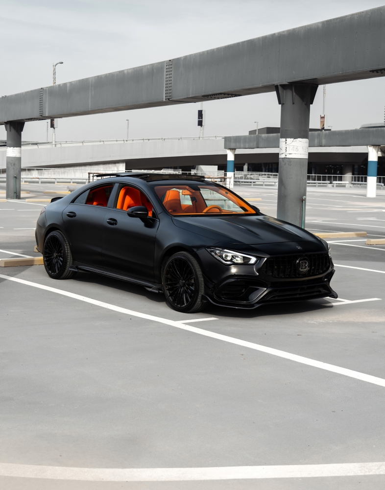 Negro mate Mercedes Benz CLA 250 2020