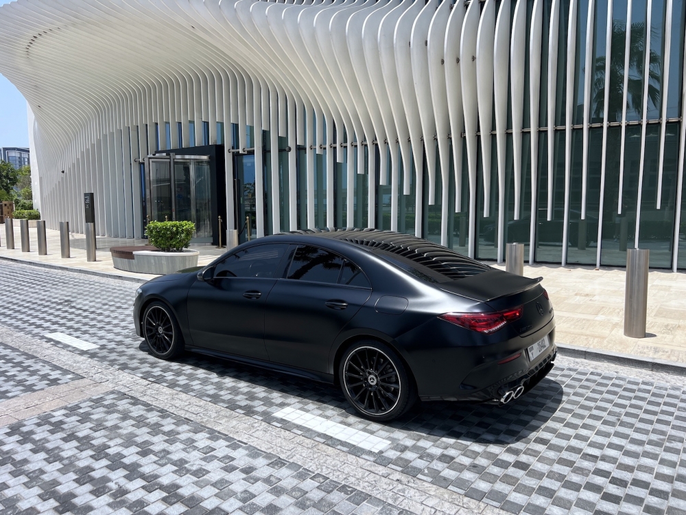 zwart Mercedes-Benz CLA 250 2020