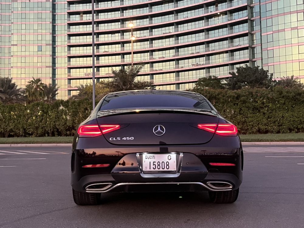 Black Mercedes Benz CLS 450 2019
