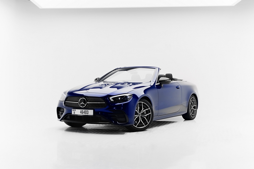 Blu Mercedesbenz E300 decappottabile 2021