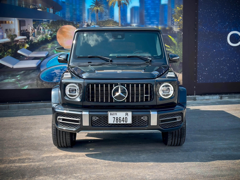 zwart Mercedes-Benz AMG G63 2020